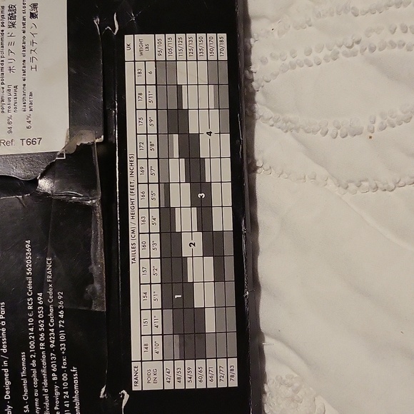 chantal thomass 100D  pantyhose brand new size 4 - Picture 4 of 12